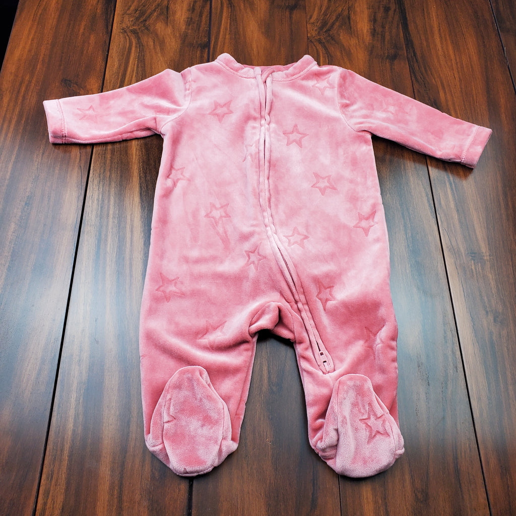 Pre-loved  Pink Stars Old Navy SleepSuit 0-3M