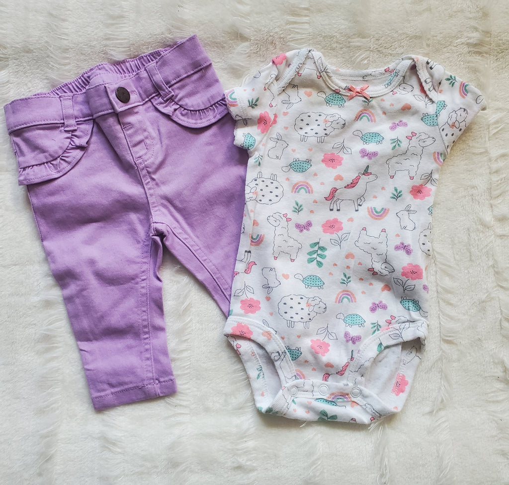 Pretty in Purple size 0-3 months