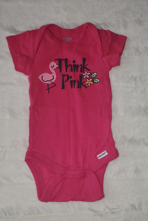 Think Pink Onesie (0-3M)