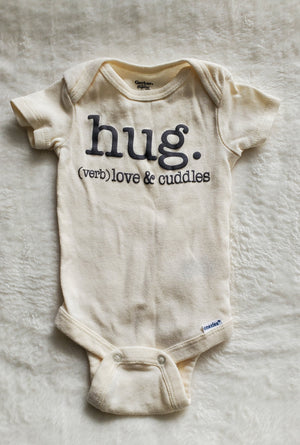 Hugs Onesie (0-3)