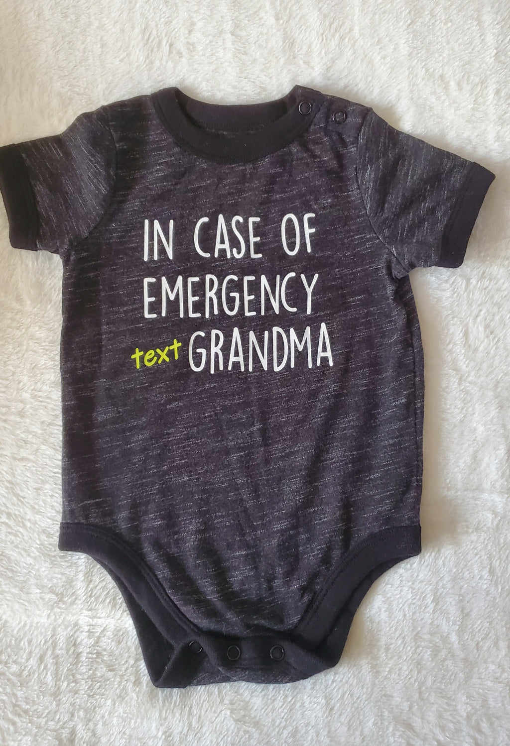 Text Grandma Onesie (6-9)