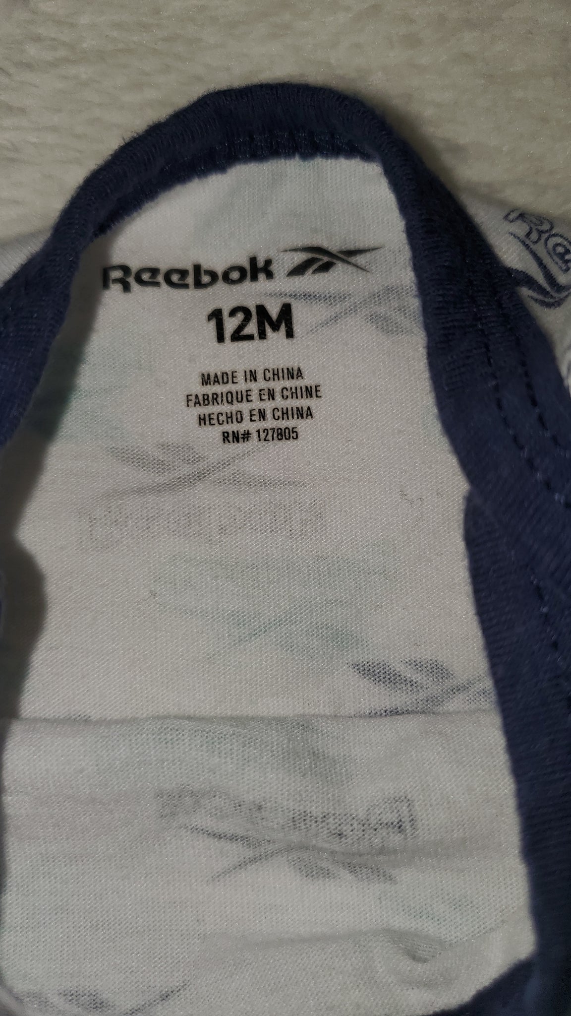 Reebok Onesie (12m)