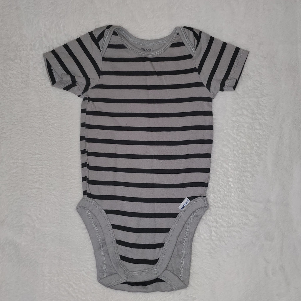 Grey and Black Onesie (12m)