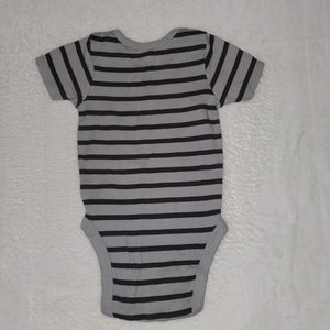 Grey and Black Onesie (12m)