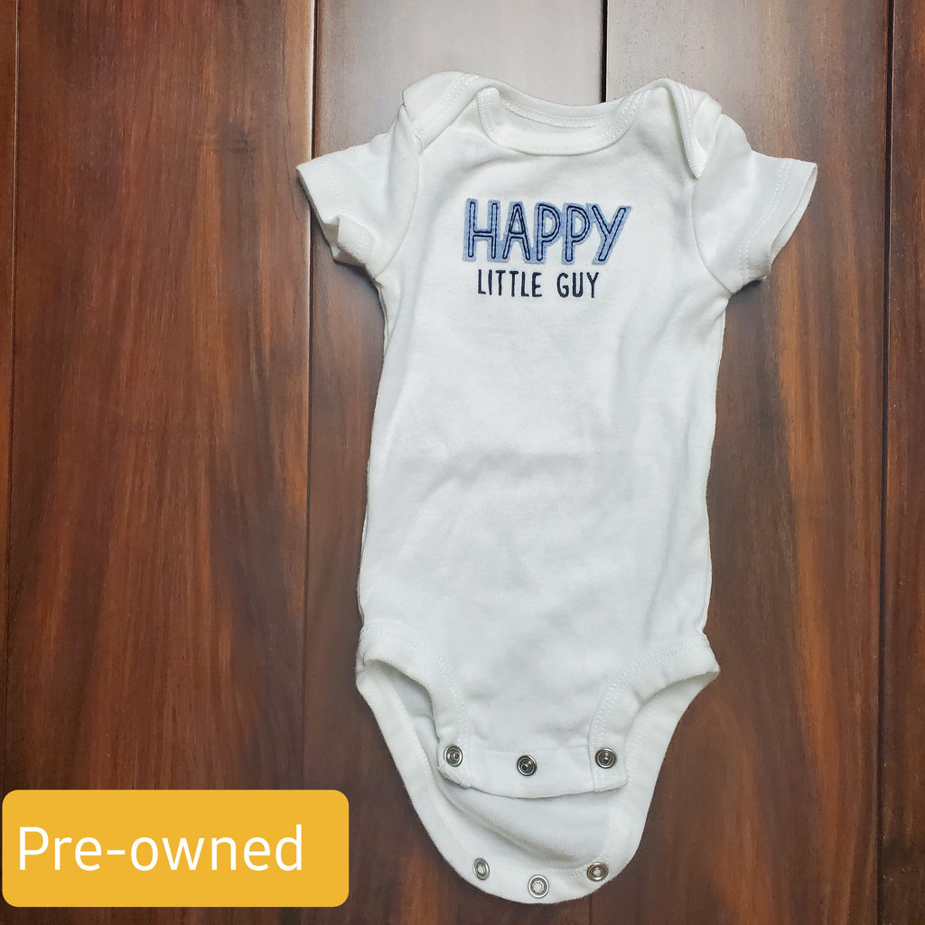 Boy's Short Sleeve Bodysuit (Newborn)