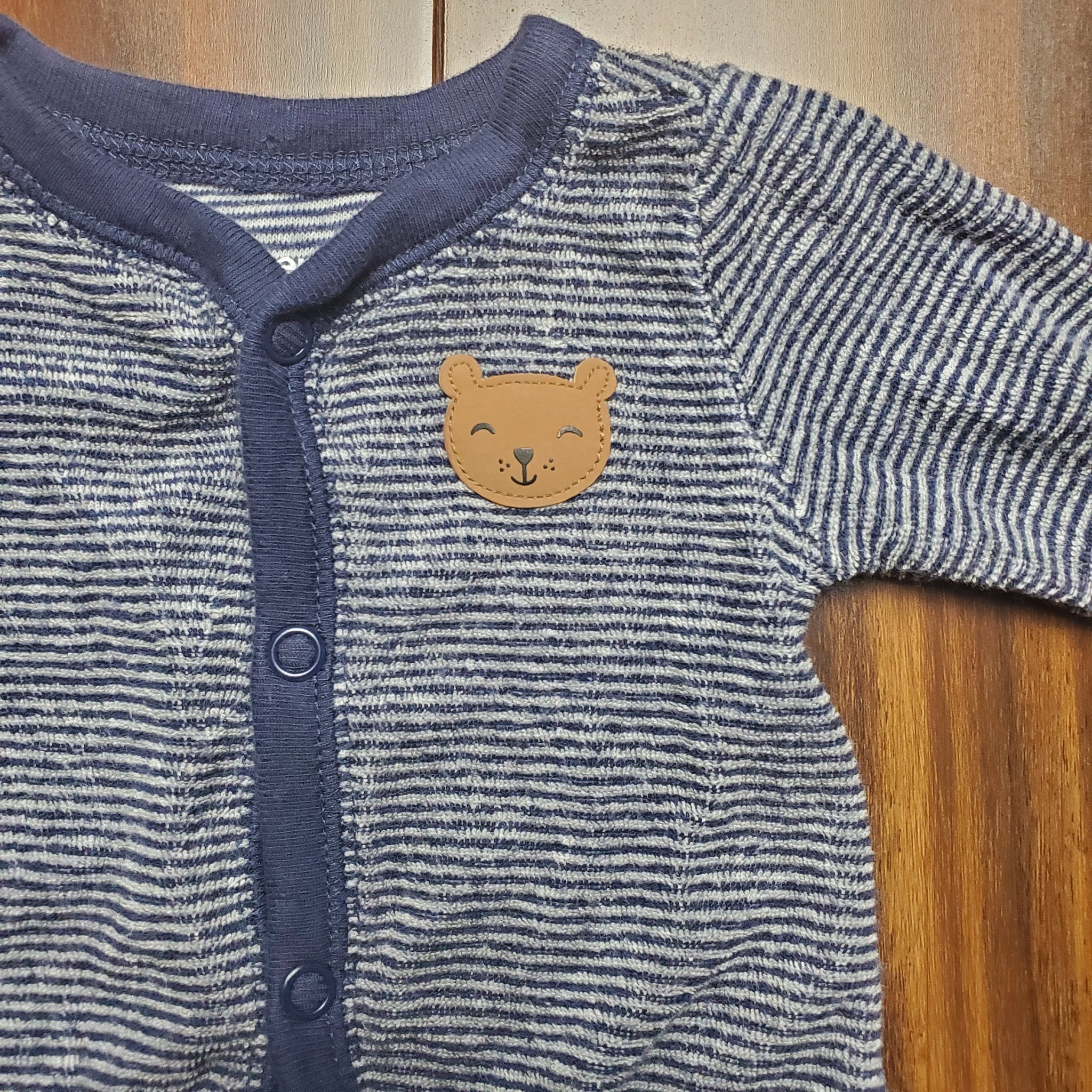 Pre-loved Newborn long sleeve footed sleeper