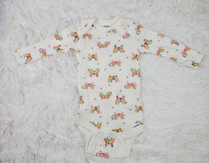 Over the Rainbow Long Sleeve Onesie 0-3 months