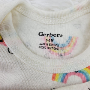 Over the Rainbow Long Sleeve Onesie 0-3 months