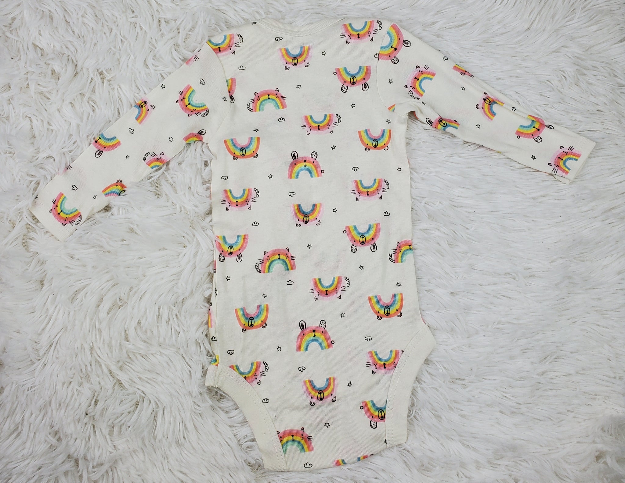 Over the Rainbow Long Sleeve Onesie 0-3 months