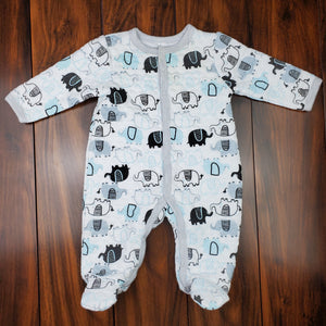 Pre Loved Little beginnings Elephant Sleeper size 0-3 months