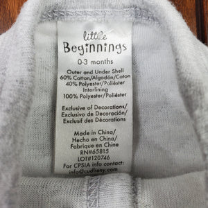 Pre Loved Little beginnings Elephant Sleeper size 0-3 months